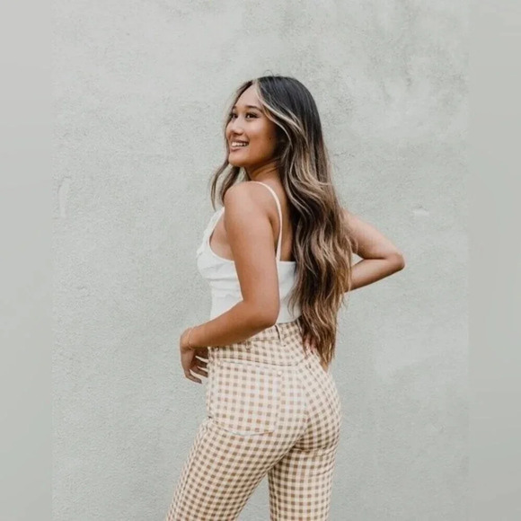 Free People Have My Heart Tank / Painted White Lace western top - Picture 8 of 16